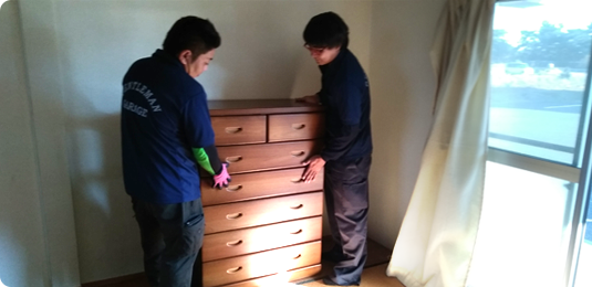 大型家具などの移動